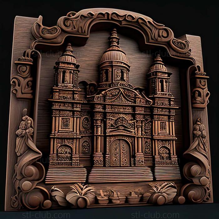 3D model Puebla in Mexico (STL)